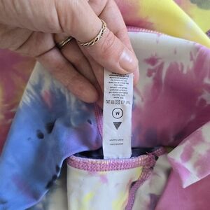 Balance Athletica Tie-Dye Leggings in Pink, Blue & Yellow